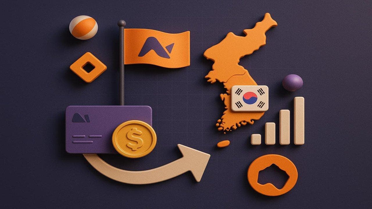 Airwallex and Paynuri logos with Korea map, highlighting fintech expansion and acquisition news