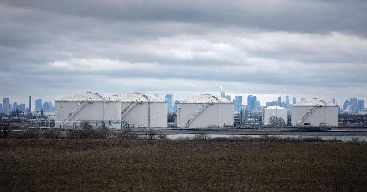 Fuel storage tanks at an energy terminal illustrating boosted national fuel security reserves in Australia
