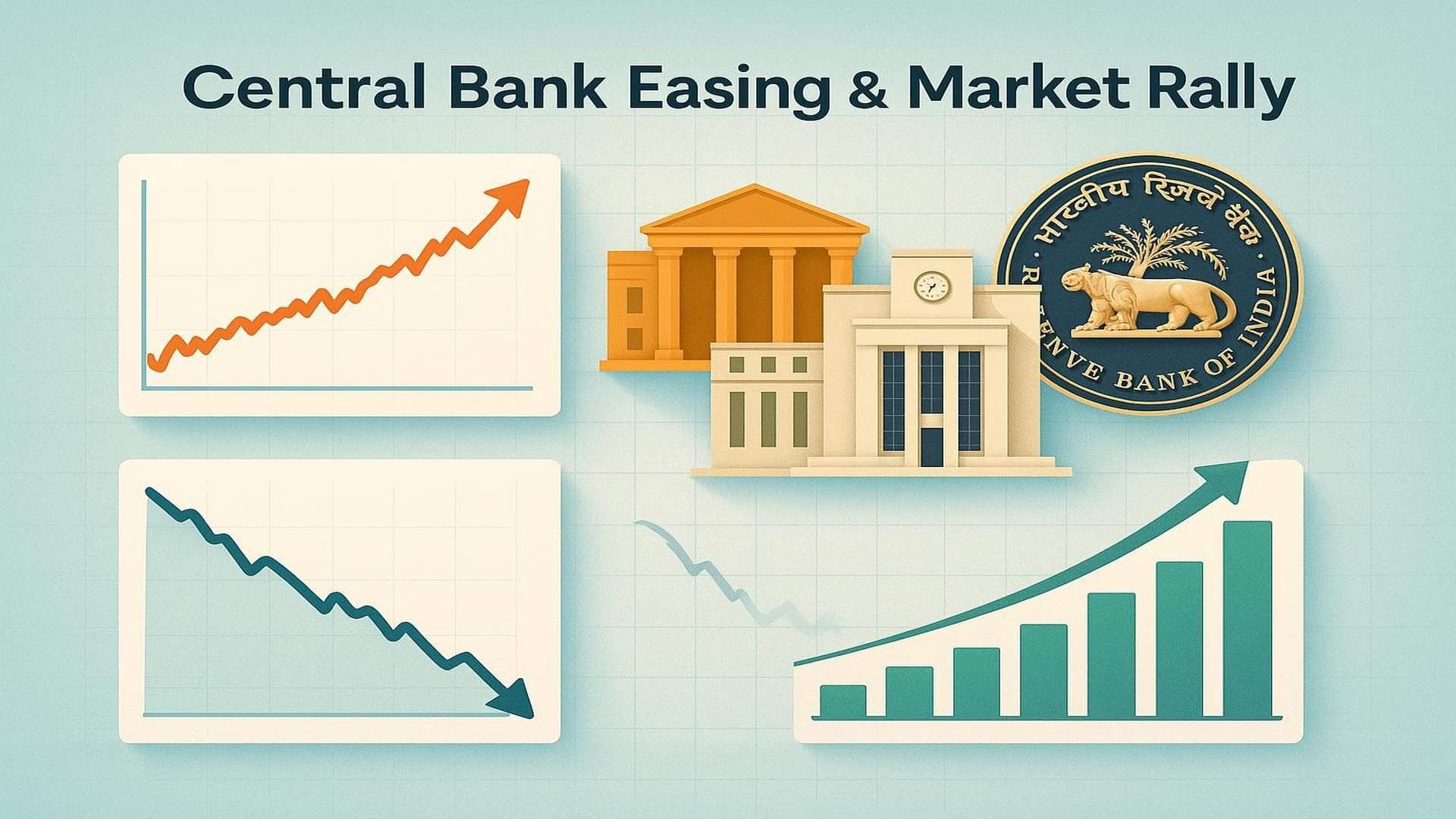 S&P index nears record high amid global central-bank easing and RBI liquidity measures