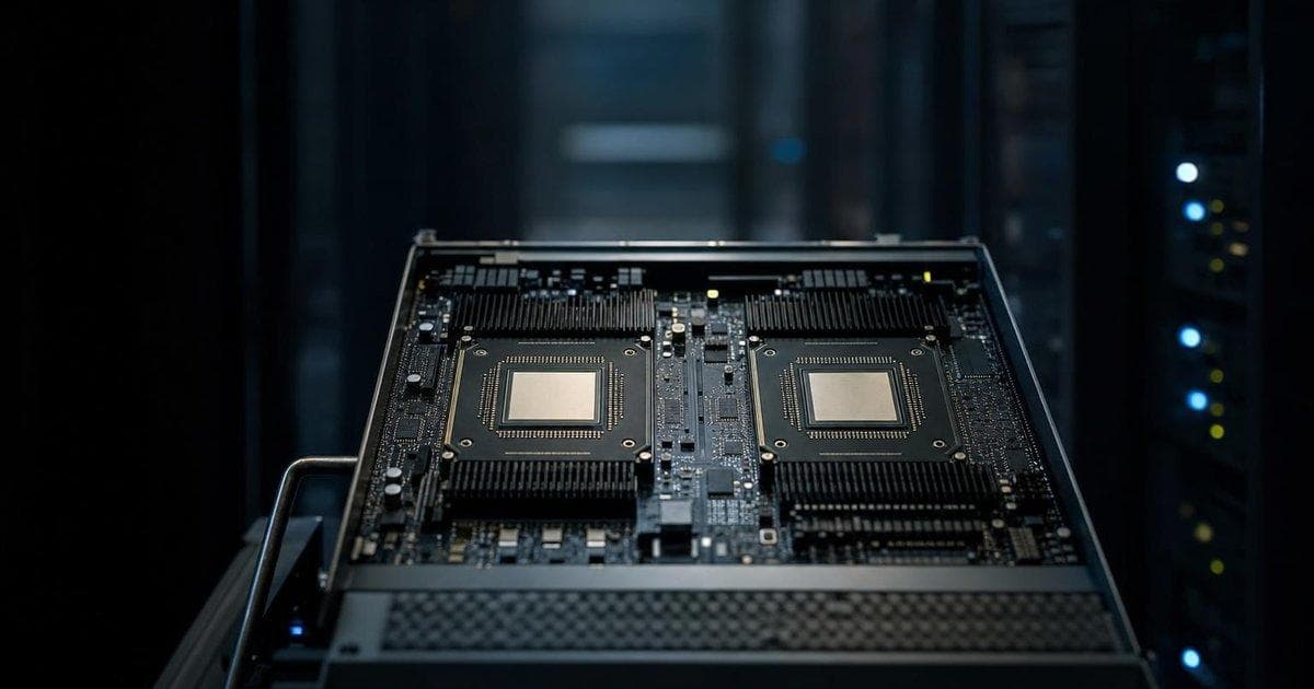 AI server chips on a circuit board symbolize bullish outlook on NVDA ahead of earnings