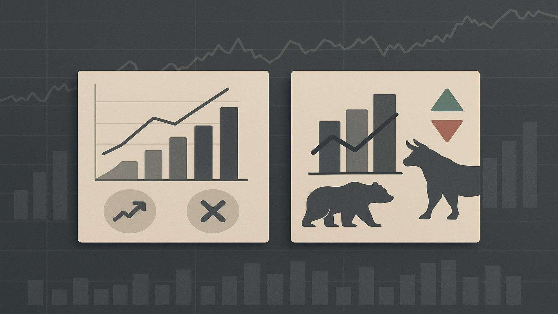 Valuation comparison chart for major stocks showing cash flow and ratio model differences