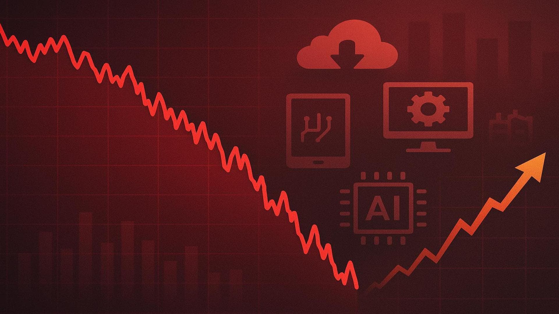 Nasdaq tech stocks fall with rising yields and AI concerns ahead of key economic data