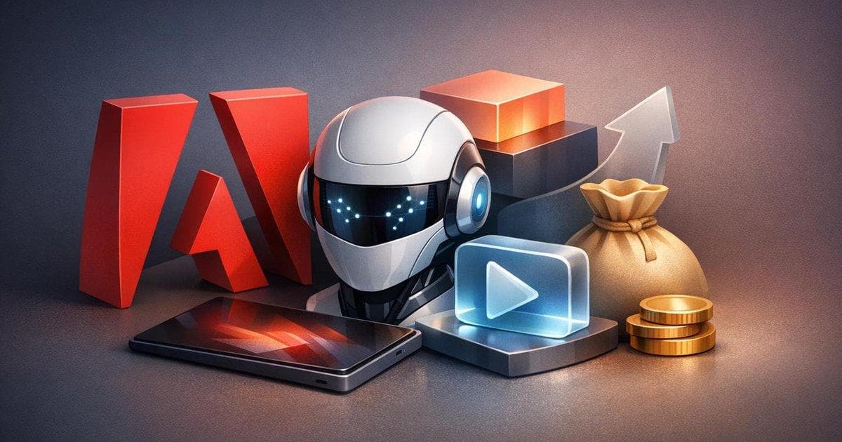 Adobe CX Enterprise agentic AI platform illustration highlighting automated customer experience and content