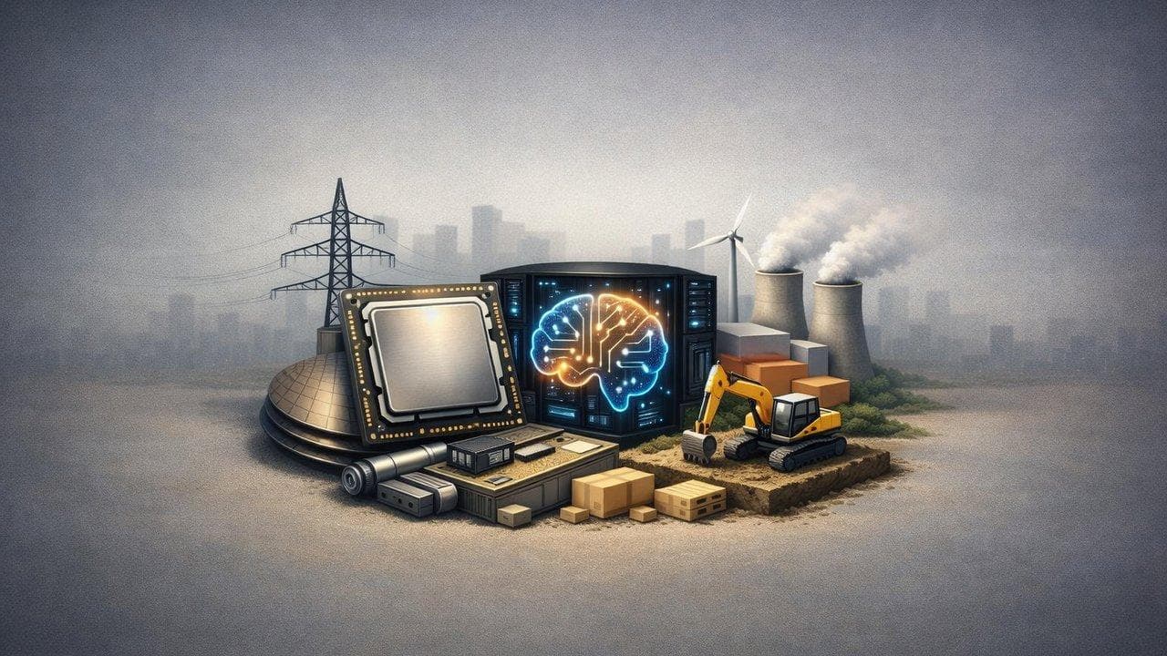 AI-driven chip demand visualization showing supply chain and capacity constraints in semiconductor sector