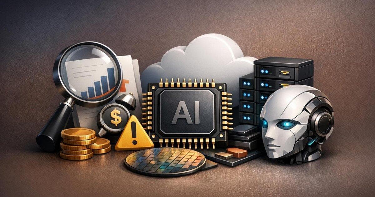 Visualization of AI chipmakers and cloud firms competing for AI hardware dominance amid inflation concerns