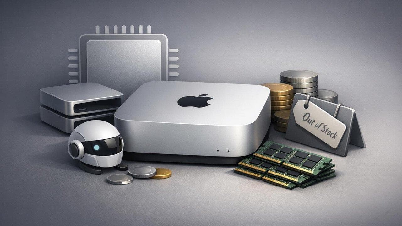 Mac Mini computers in demand due to AI surge and high-RAM model shortages