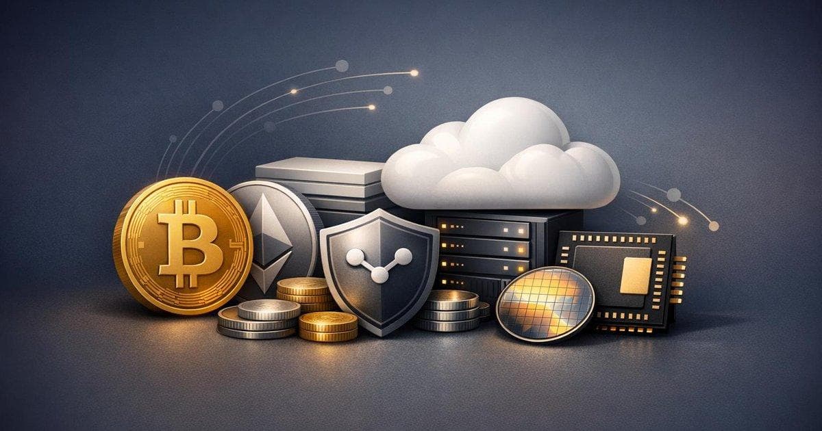 Visualization of AI impact on crypto markets, credit spreads, and cloud and chip sector investments