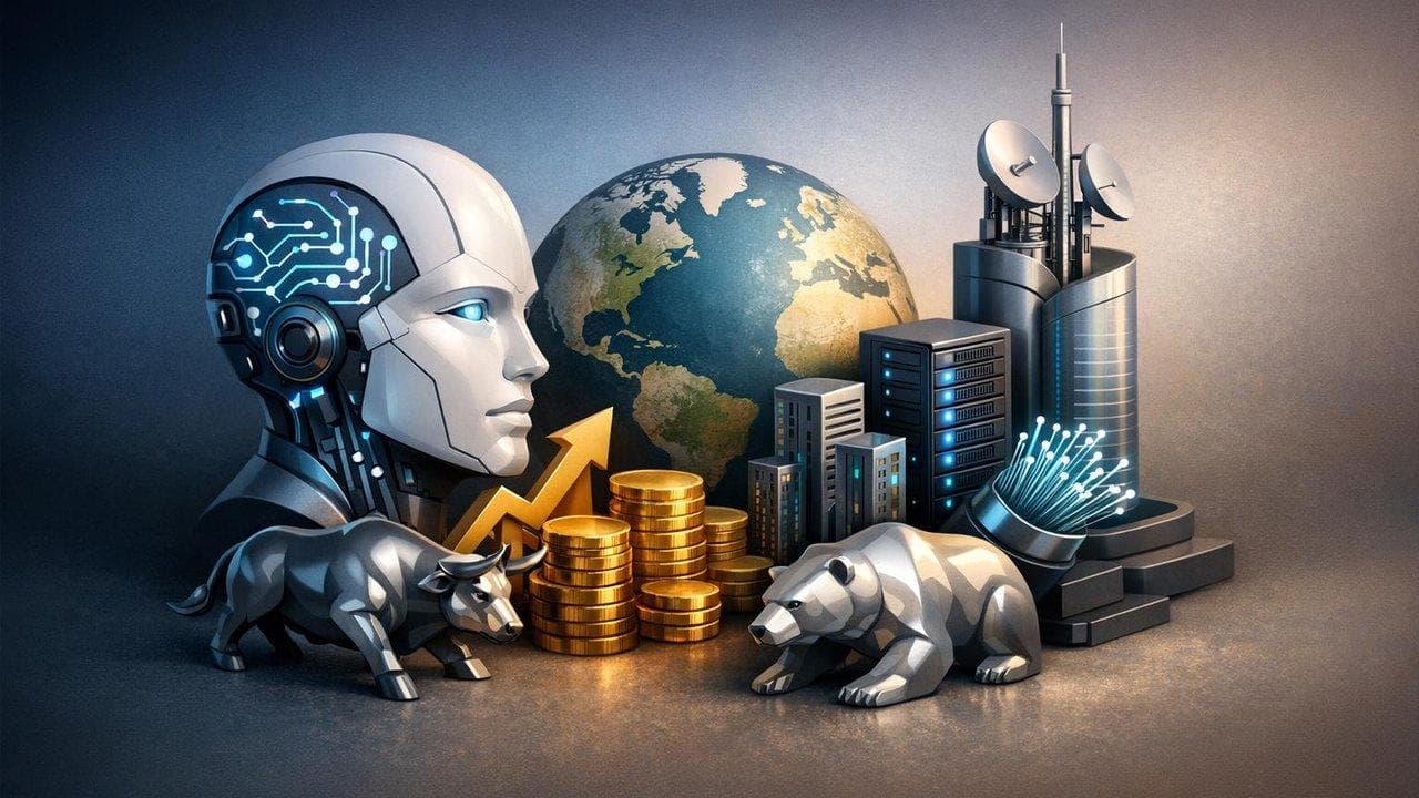 AI technology impact on global markets and data infrastructure with volatility and revenue growth