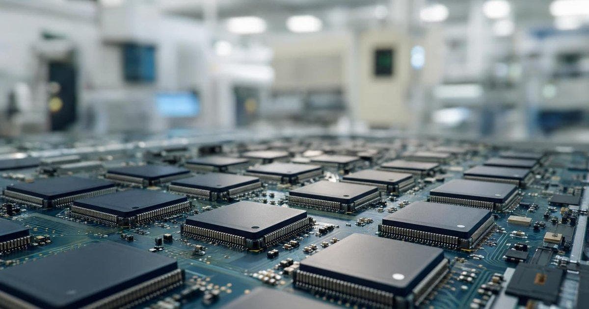 High-end computer chips on a circuit board symbolize bullish NVDA analyst targets before earnings