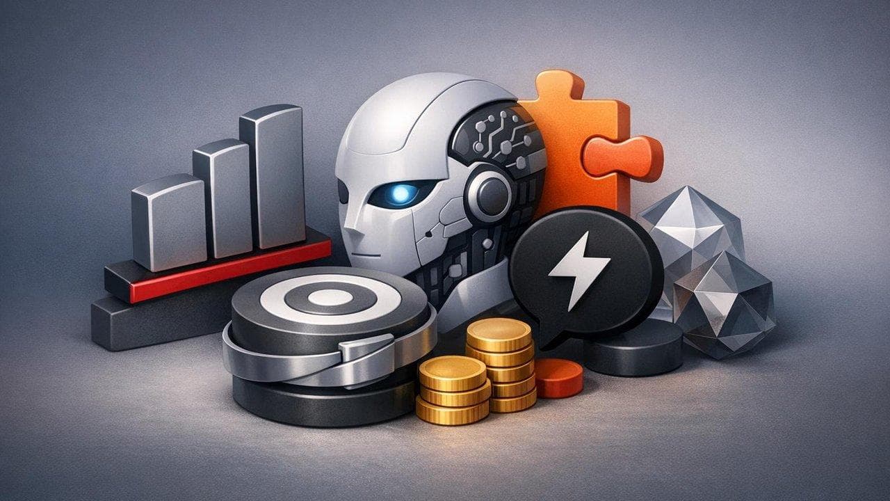S&P Global logo with AI technology graphics and Drift acquisition highlights, reflecting analyst reassessment