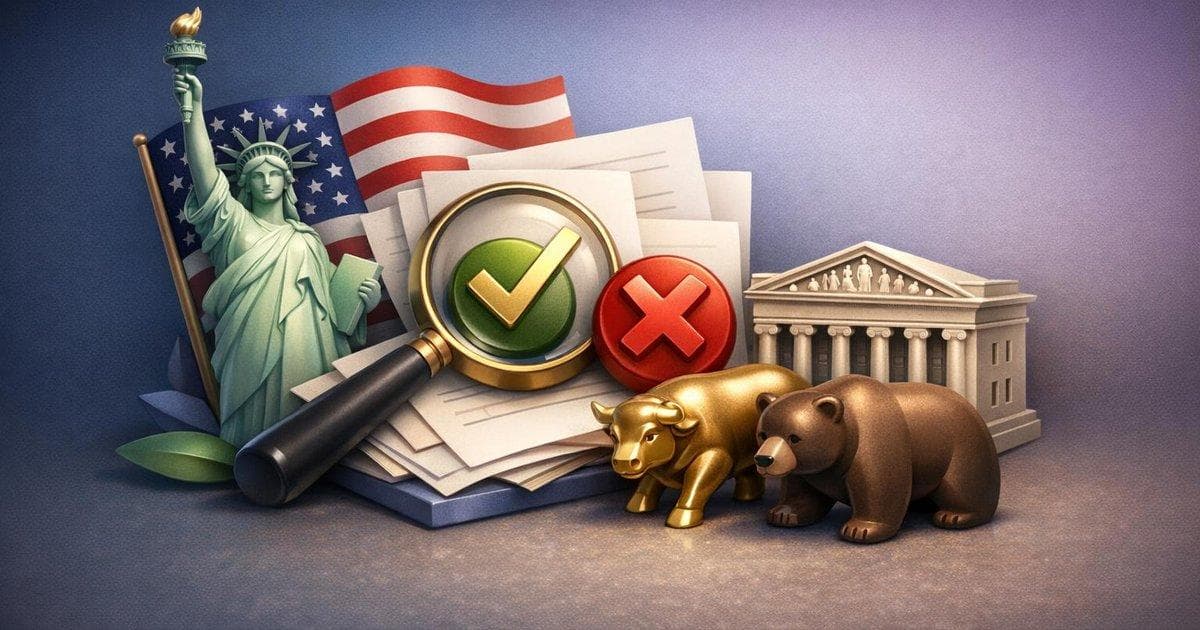 Chart of U.S. equities with analysts revising fair values and mixed investor signals