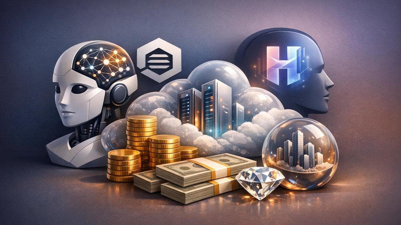 Anthropic and HUMAIN logos with AI cloud investment theme, highlighting 2029 partnership growth