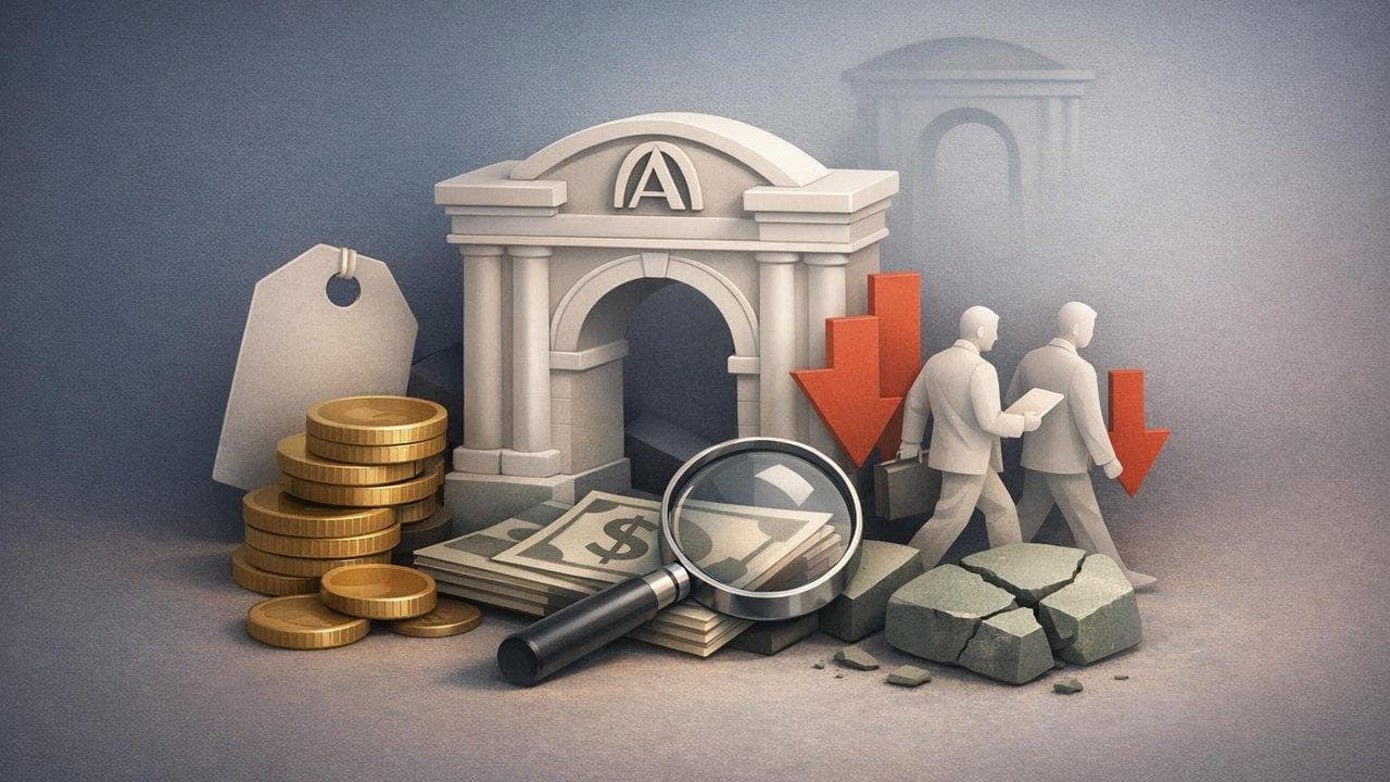 Arch Capital logo with stock chart showing insider selling activity and undervaluation concerns