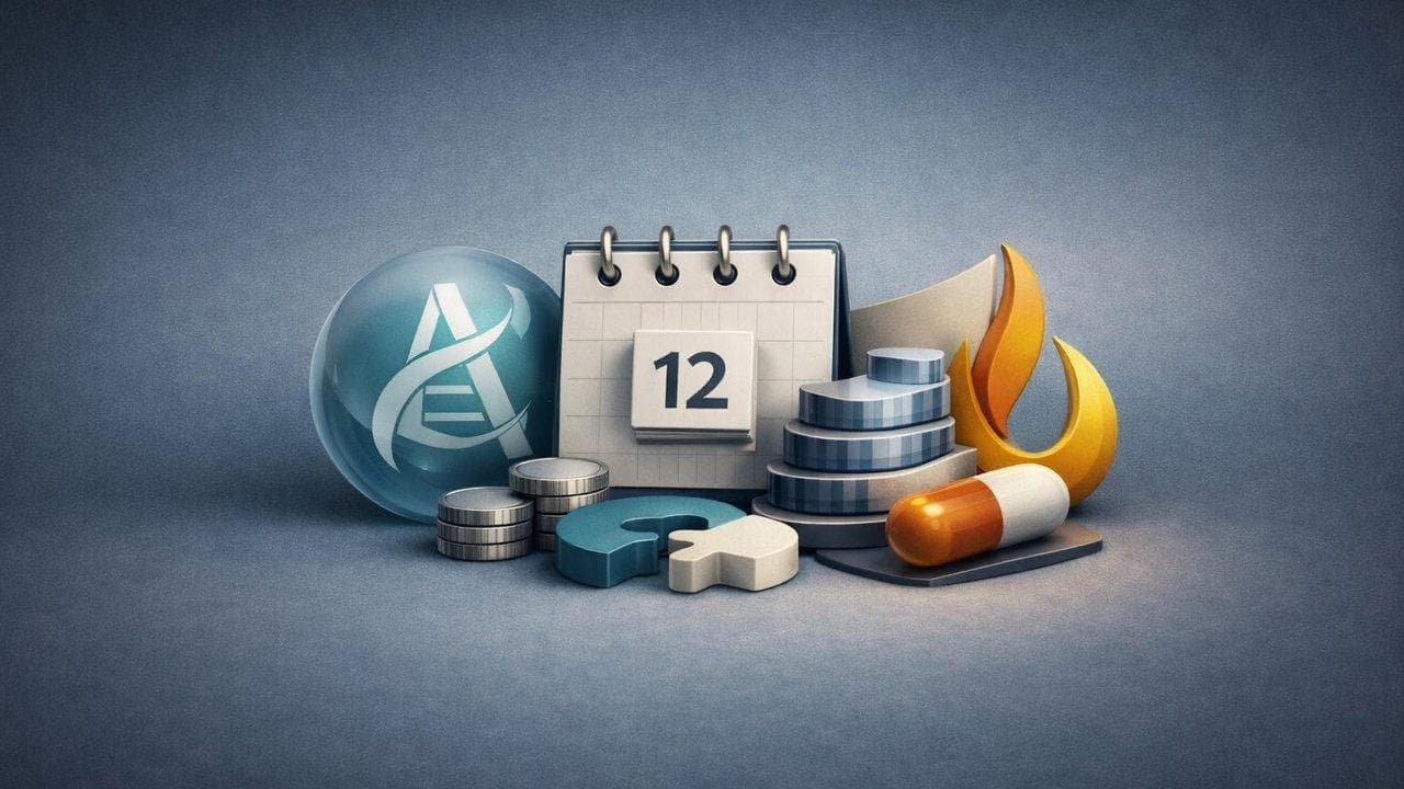 Avidity and Novartis logos with calendar marking Atrium spin-off record date before acquisition