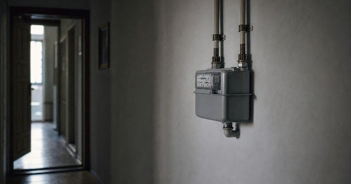 Close-up of a home gas meter highlighting energy billing and customer redress issues
