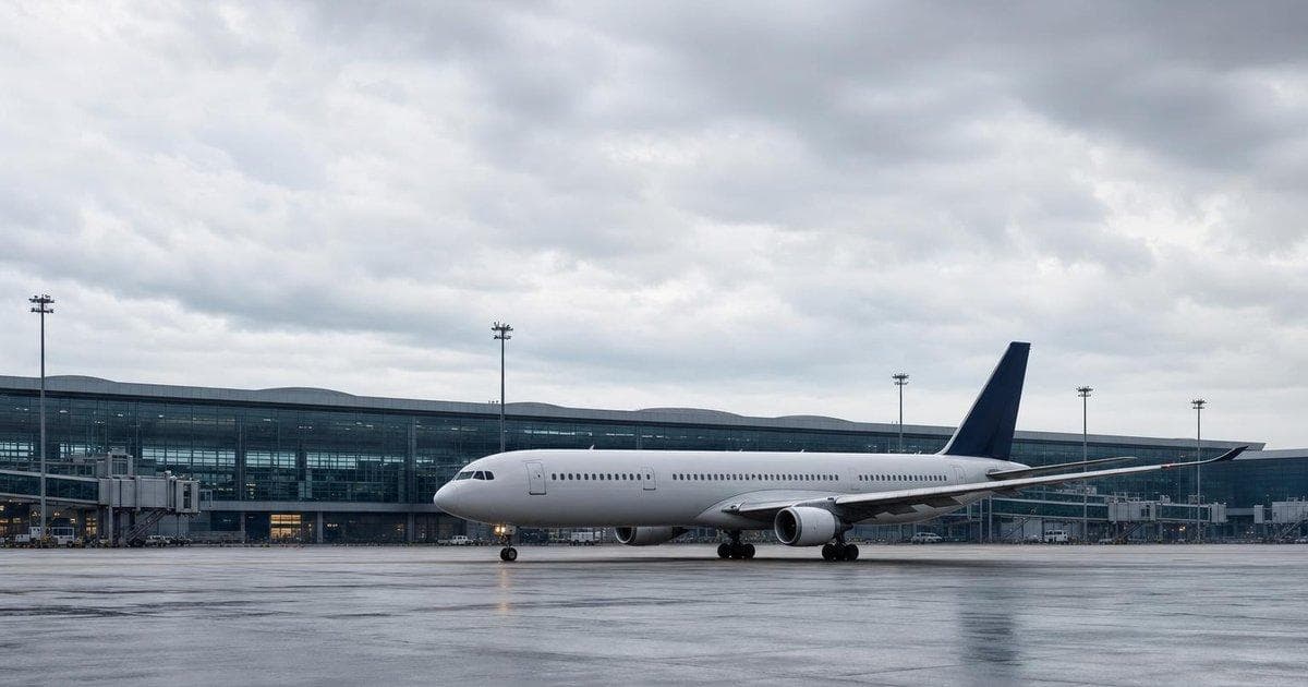 Passenger jet on airport tarmac illustrating potential private equity bid for European airline stock EZJ