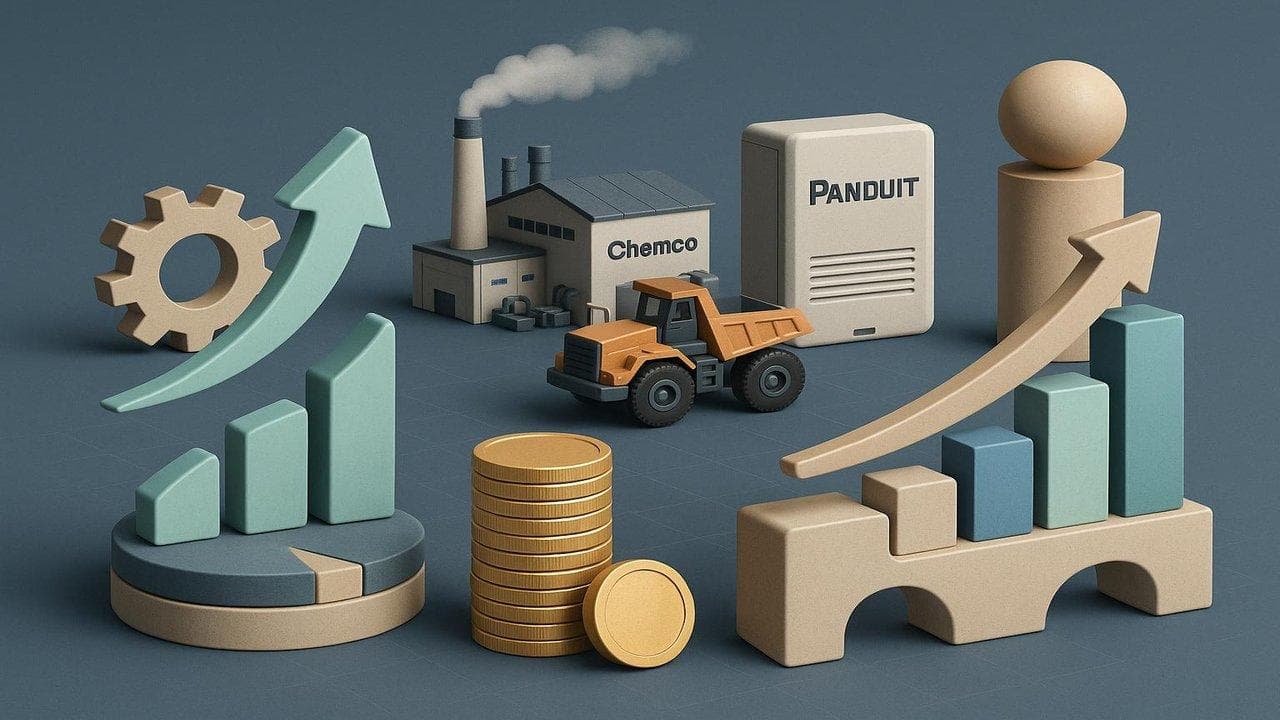 Chemco, NRW, and Panduit industrial expansion with new plant, contract, and tech launches