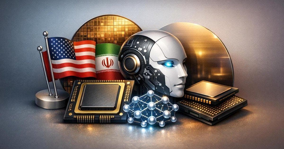 Semiconductor stock rally chart highlighting US-Iran ceasefire impact and AI-driven chip demand