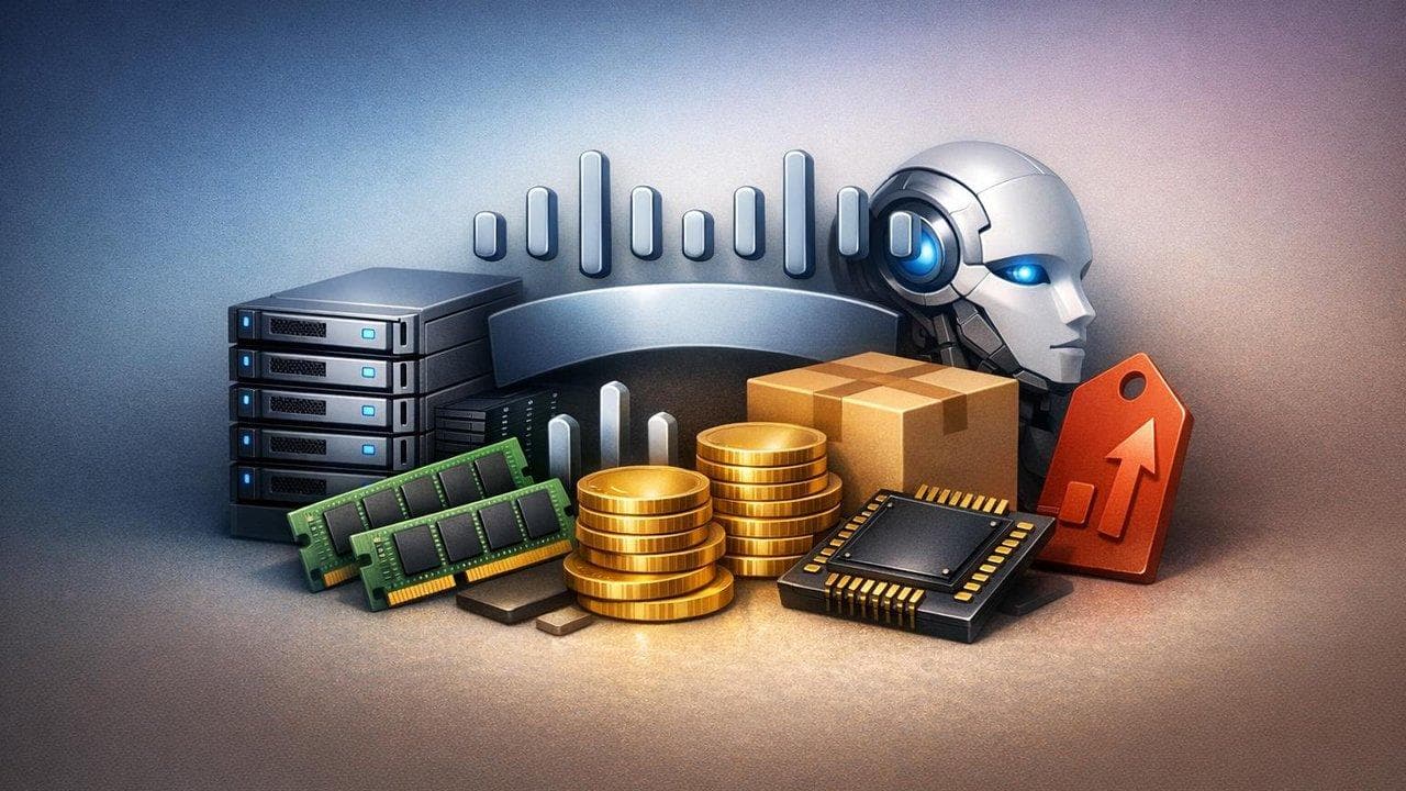 Cisco logo with AI demand and margin pressure themes, highlighting price hikes and supply strategies