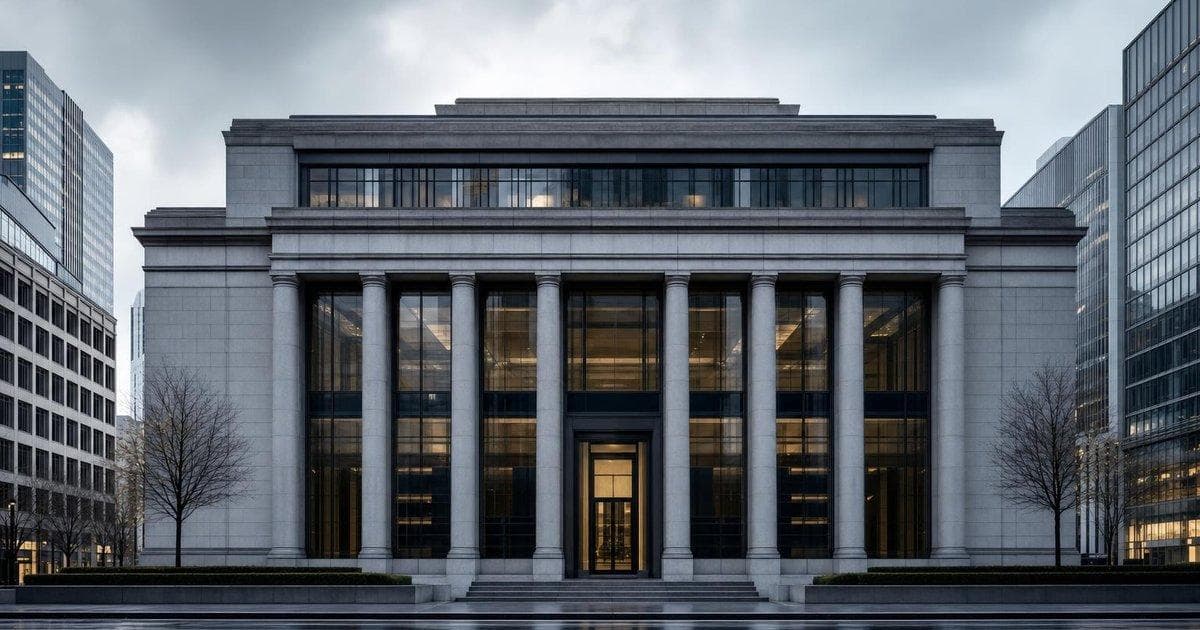 Generic big bank branch exterior as investors react to modest long-term profit targets for C stock