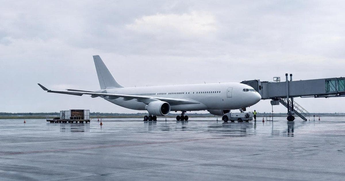 Budget airline passenger jet on tarmac as regulator probes family seating charges for flights