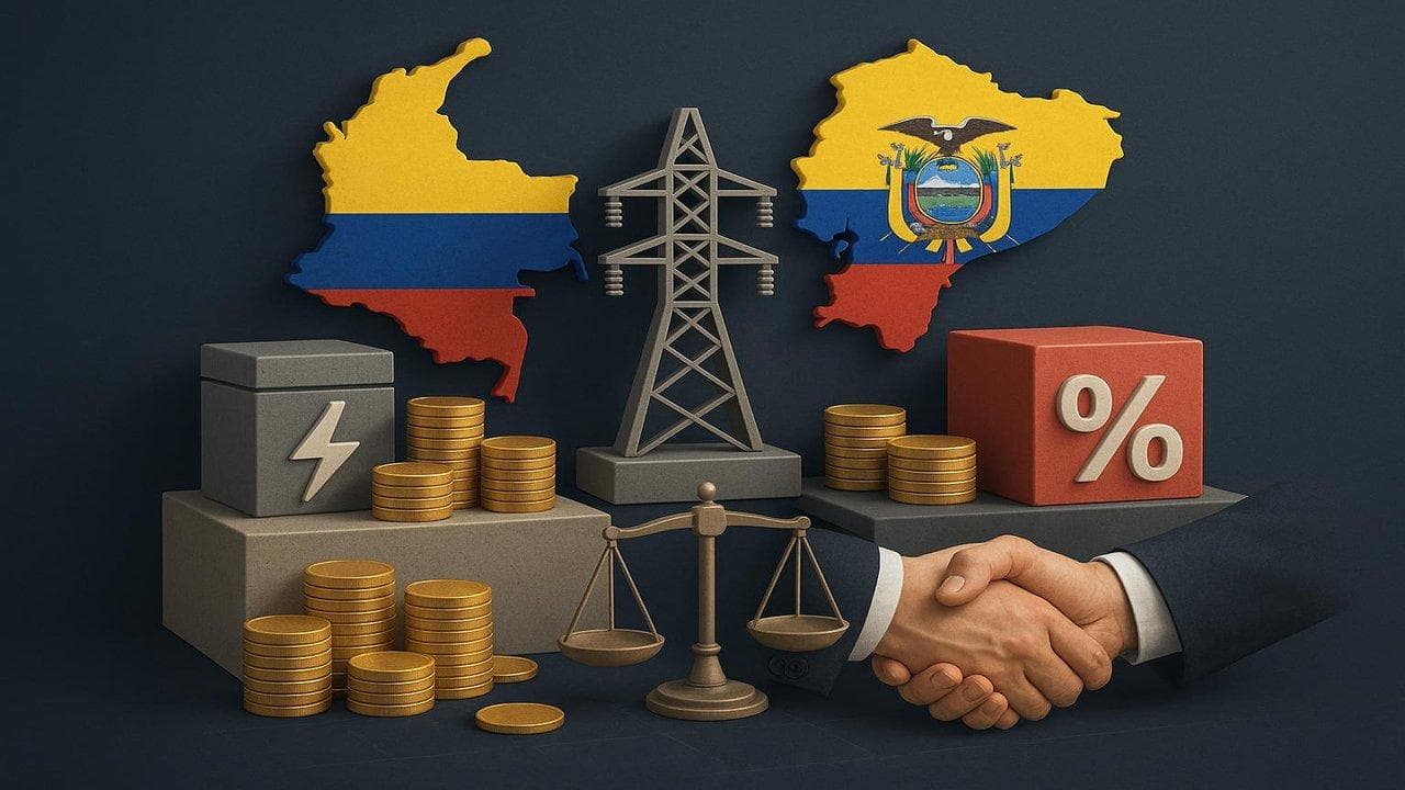 Colombia-Ecuador trade dispute with halted electricity exports and new tariffs impacting bilateral trade