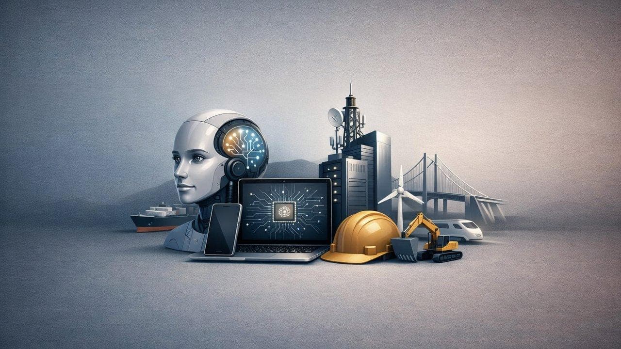 AI-driven tech and infrastructure sector earnings report with leadership changes and mixed outlooks
