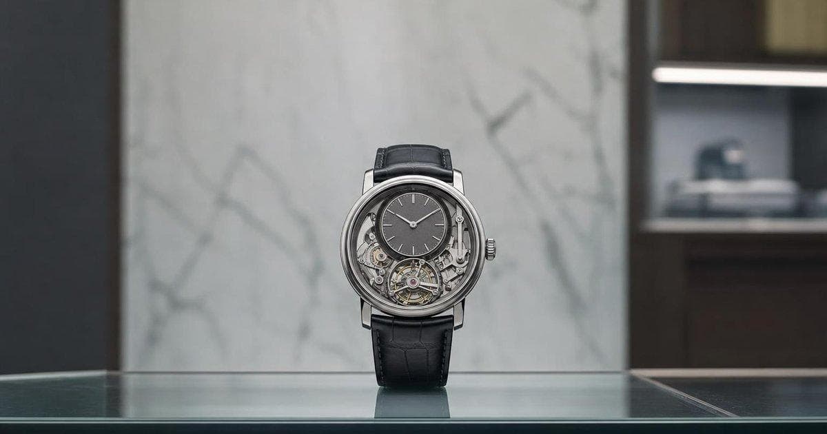 Luxury mechanical wristwatch on display illustrating debate over high-end watch tie-up in the market