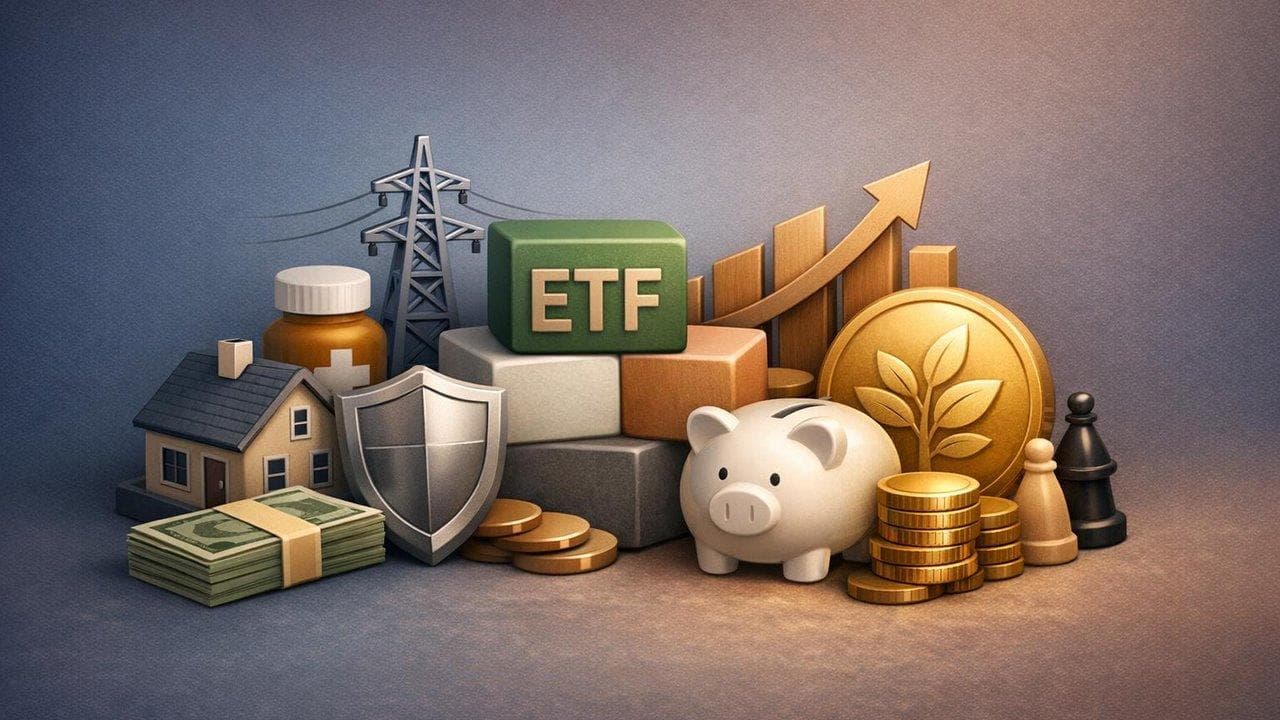 Defensive ETFs and stocks performance chart highlighting income and low-risk appeal in 2026 markets