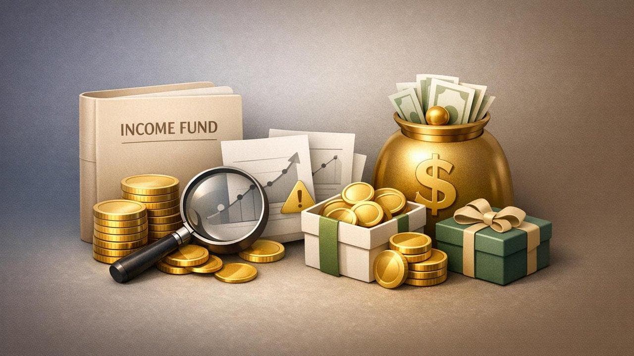Income funds dividend announcement with investors anticipating payouts and sector risk review