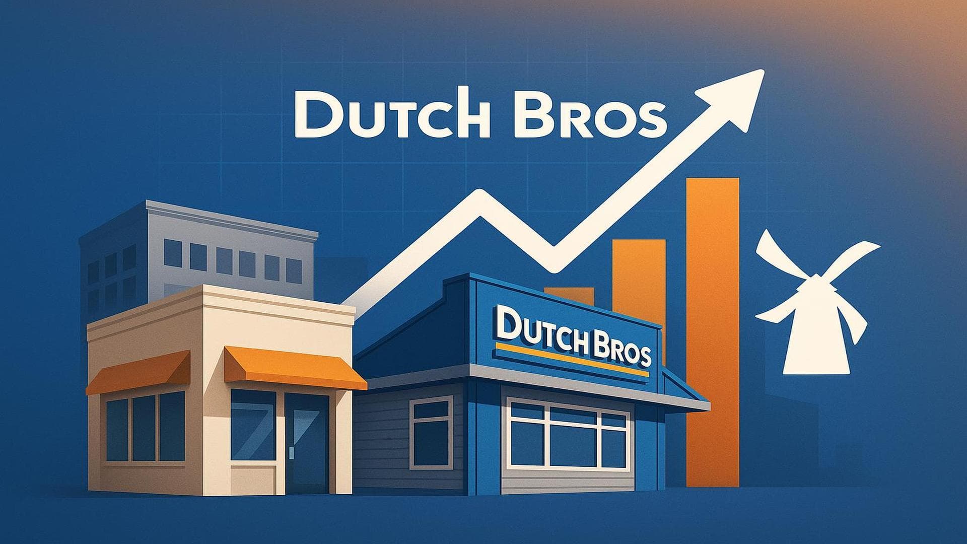 Dutch Bros coffee shop growth chart highlighting U.S. expansion and high-margin strategy
