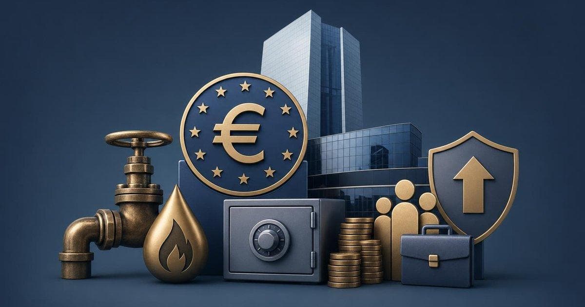 ECB rate hike outlook graphic showing June policy tightening risk amid Eurozone inflation pressures