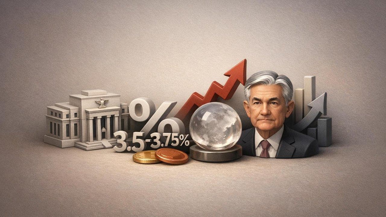 US stock market chart reacting to Fed rate hold and inflation comments, Federal Reserve impact