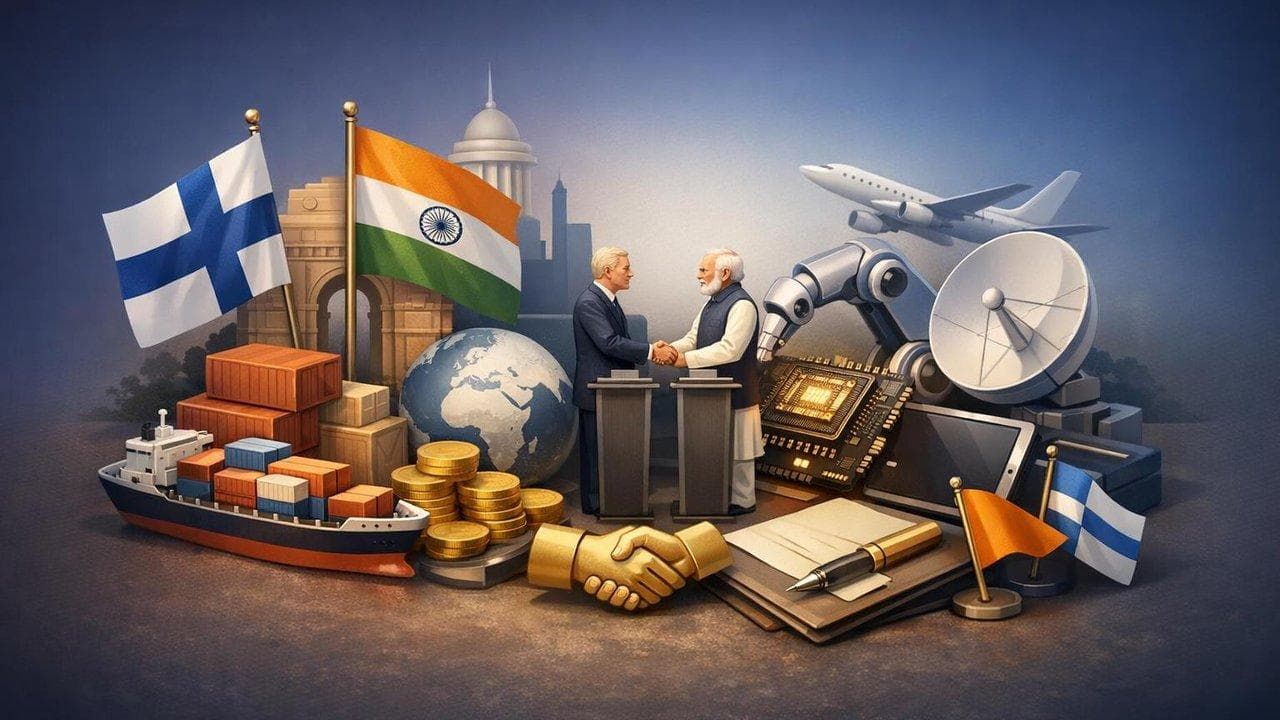 Finland's Stubb meets India's PM to discuss trade and technology cooperation agreements