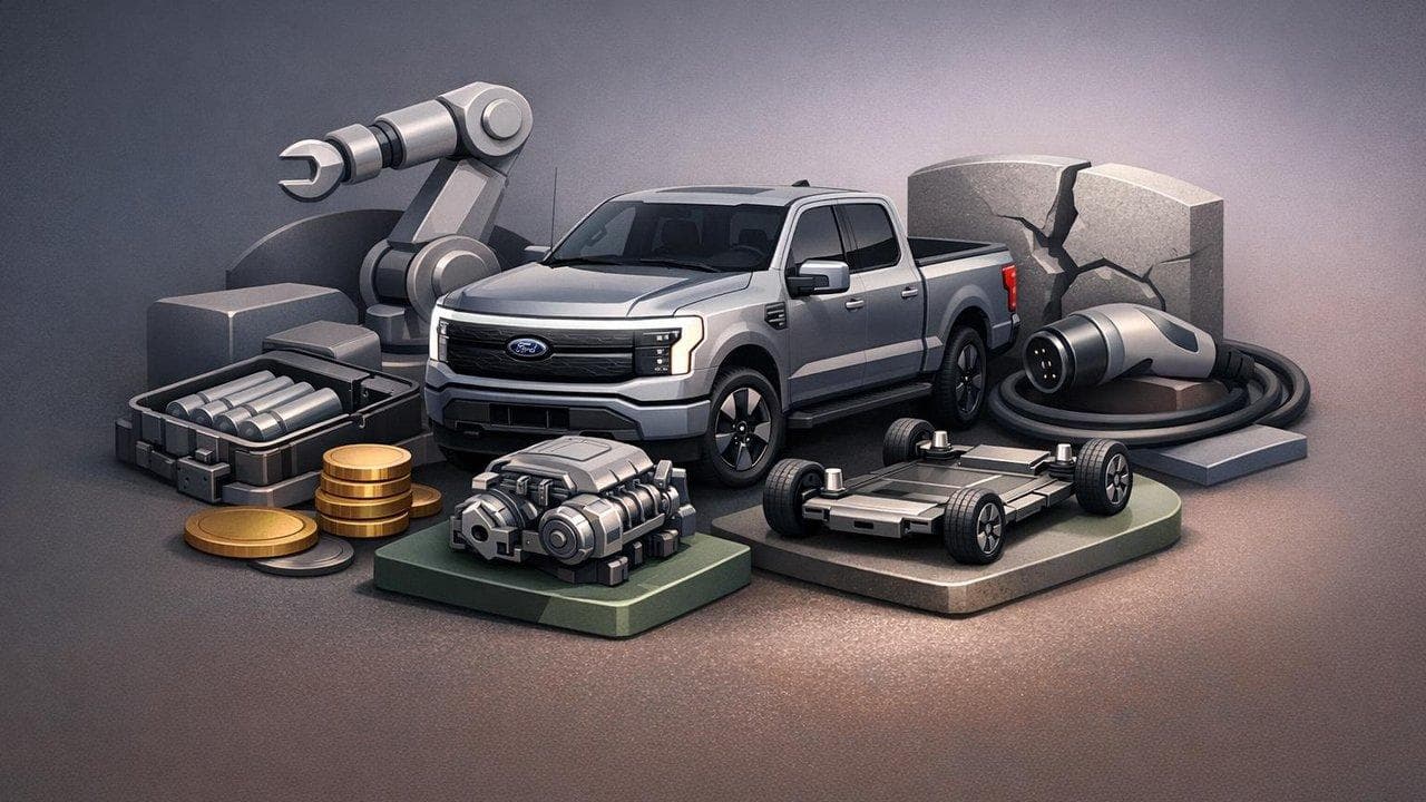 Ford F-150 Lightning electric truck with new EREV format and reduced battery costs