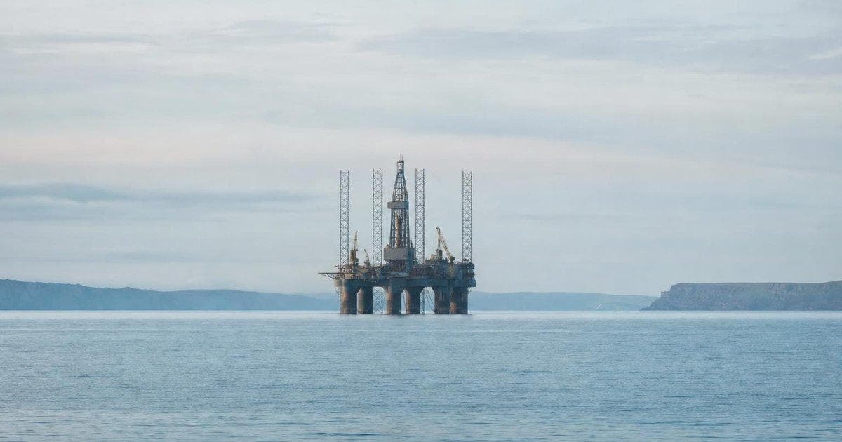 Oil tanker near a narrow strait as Gulf tensions disrupt shipping and crude markets