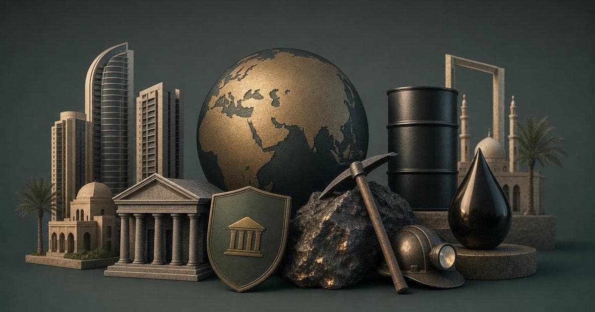 Chart of Gulf and Middle East stock market declines as war tensions rise and oil prices ease