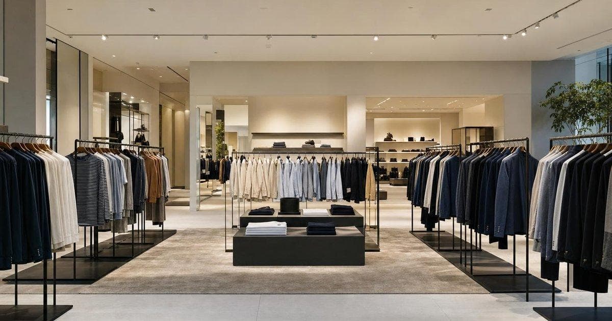 Modern fashion retail store interior illustrating accelerating summer sales for apparel retailers like ITX