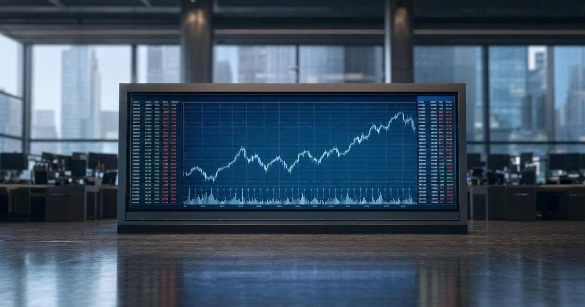 Stock market index board on trading floor as inflation jitters weigh on S&P 500 SPX during earnings season