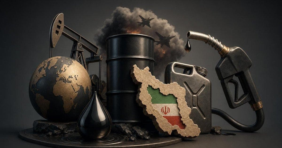 Chart of oil and fuel price surge amid Iran war and geopolitical supply tensions