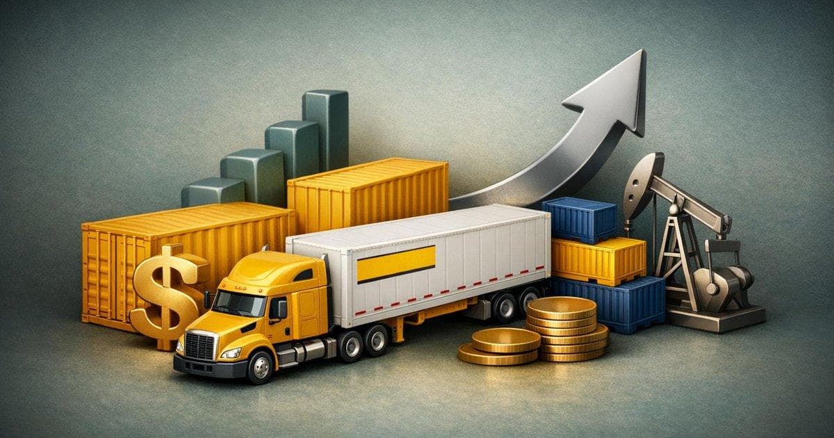 J.B. Hunt transport trucks and intermodal containers symbolizing Q1 earnings beat and stronger outlook