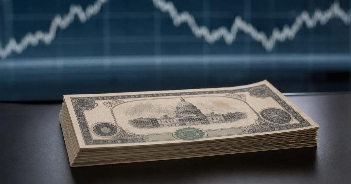 Generic government bond certificates on a trader’s desk as Japan bond yields climb across the curve