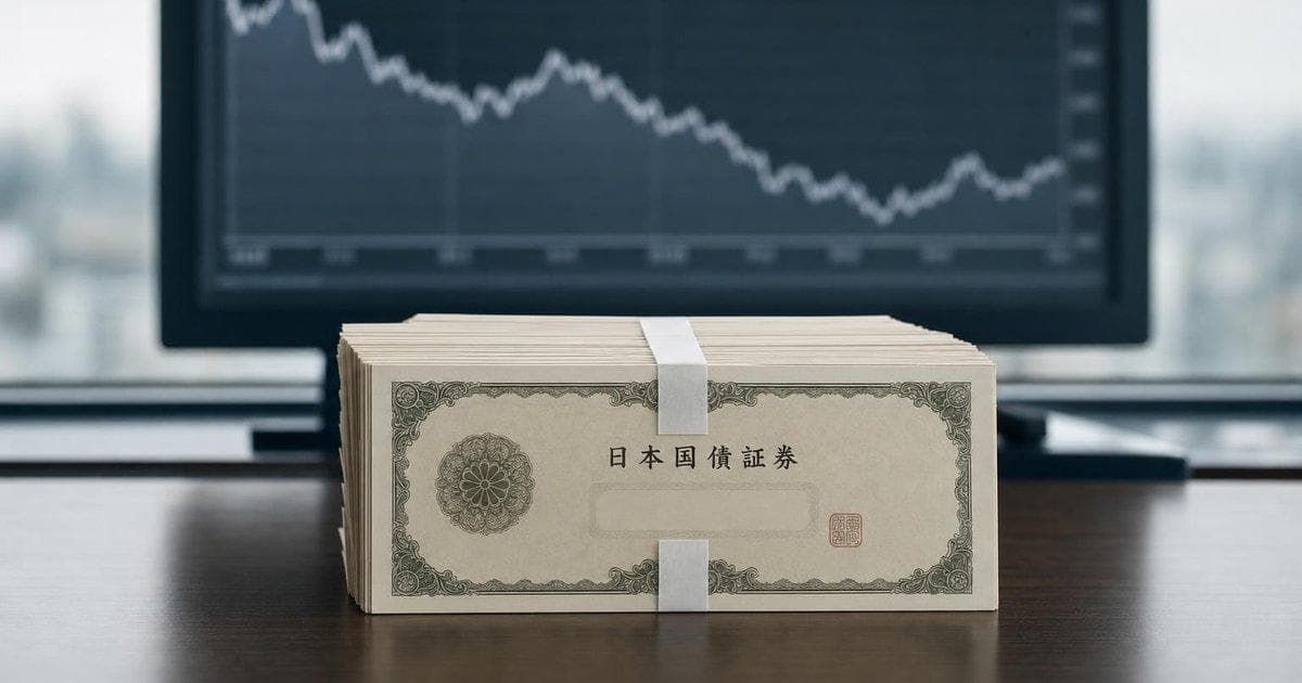 Japanese government bond certificates on a trading desk as rising yields signal inflation risks in markets