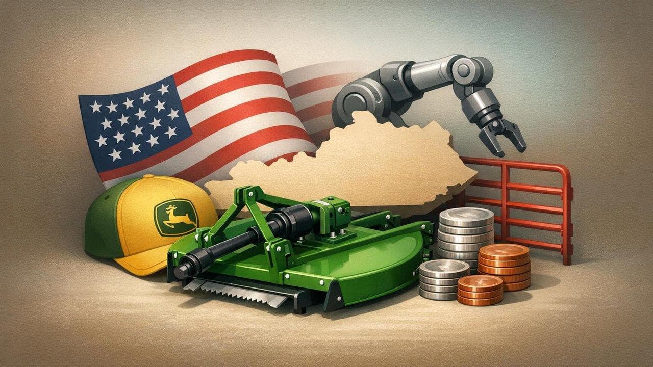 Frontier rotary cutters production boosts Kentucky factory jobs and automation, John Deere, Tarter partnership