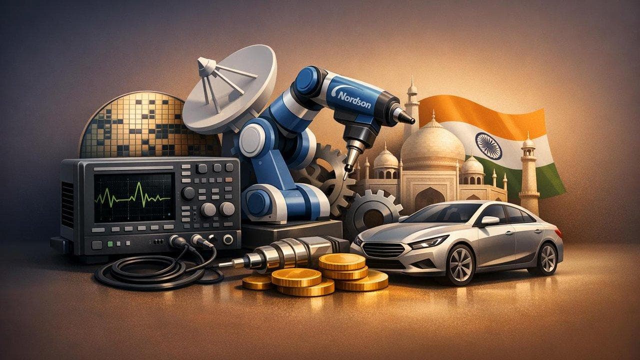 Keysight and Nordson Q1 earnings beat with India auto sector growth visualization