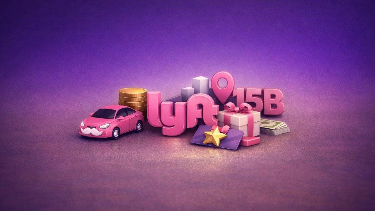 Lyft logo with growth chart and teen ride market focus for 2026 strategy