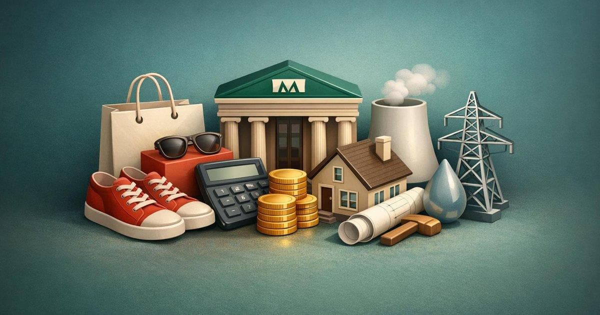 M&T Bank portfolio rebalancing chart across consumer, financial, homebuilder and utility sectors