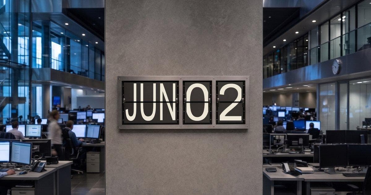 Market brief calendar for June 02