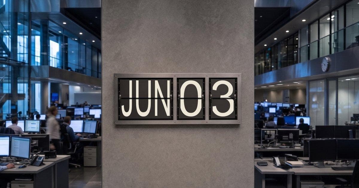 Market brief calendar for June 03