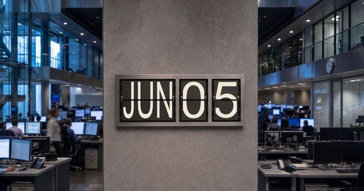 Market brief calendar for June 05